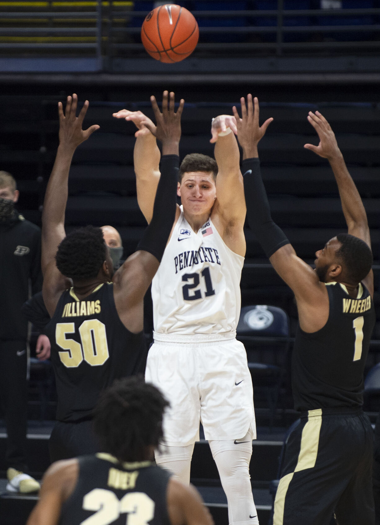 Penn State Men's Basketball vs Purdue, Harrar (21)